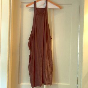 Gray cotton dress/cover up